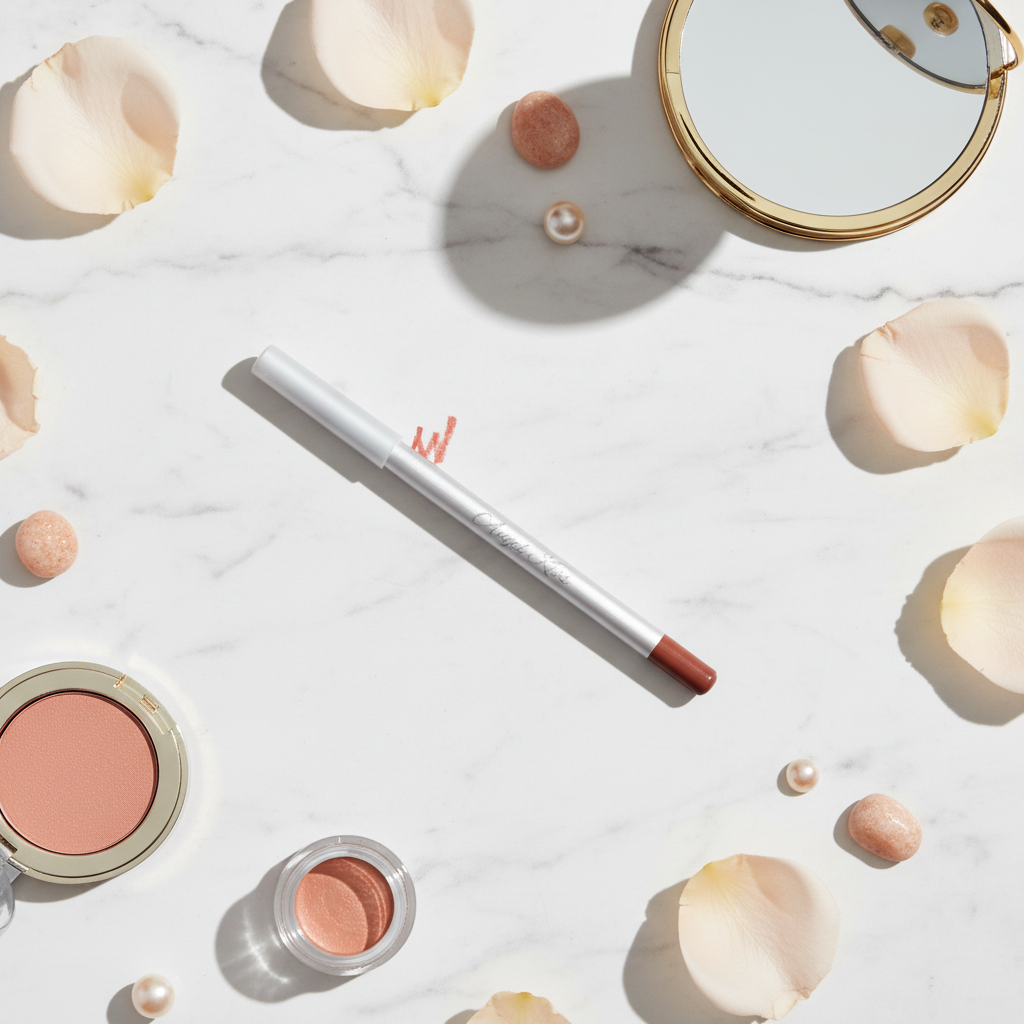 Peach #20 Lip Liner flat lay
